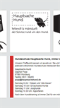 Mobile Screenshot of hauptsachehund.de